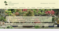 Desktop Screenshot of lvbonsai.co.uk