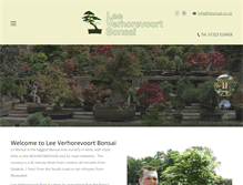 Tablet Screenshot of lvbonsai.co.uk